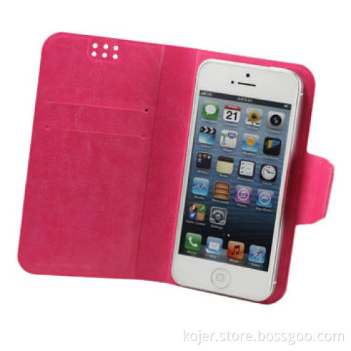 Wholesale Popular and Elegant Universal Leather Case for Mobile Phone